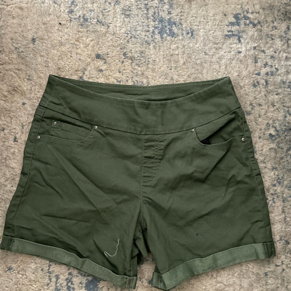 Green Cargo Shorts